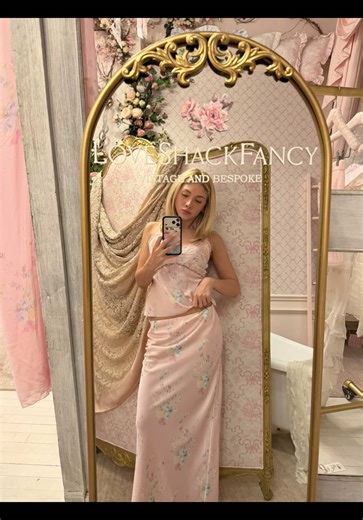 Love Shack Fancy Fitting Vlog at New York Fashion Week