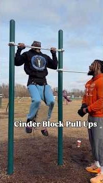 @healthy_is_handsome 15 Down Cinder Block 🧱 Weighted Pull Ups. #weightedpullup #pushups #dips #psa
