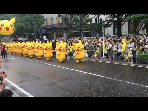 Scene from Pikachu Carnival Parade at Pikachu Outbreak 2017 [RAW VIDEO]