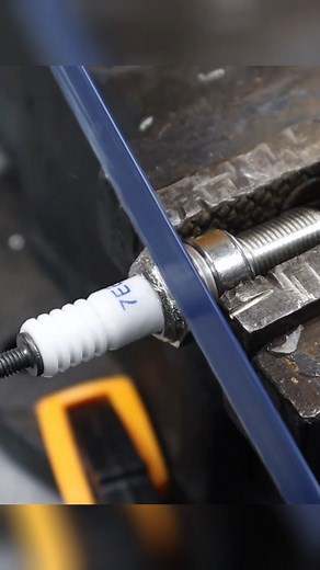 1.4M views · 13K reactions | Just Insert the Spark Plug into the Soldering Iron and Enjoy! | Homemade Creative | Facebook