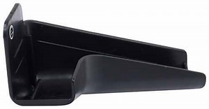 B&B 3-1/4" Rain Gutter Spout for RV - Right - Black B and B Molders RV Trim BM57RR