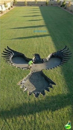 I Build a Giant Eagle Pool in My Backyard #shorts #construction