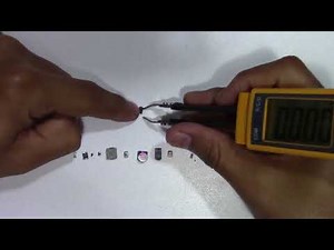 Como medir componentes SMD(victor6013B)