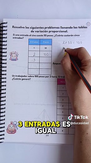Proporcionalidad Directa en Matemáticas para 5° Grado