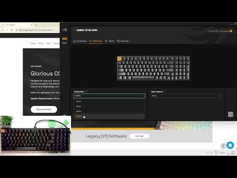 Glorious GMMK2 – How to Change Polling Rate