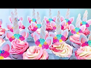 How To Make Unicorn Cupcakes | CUPCAKE IDEAS for UNICORN PARTY