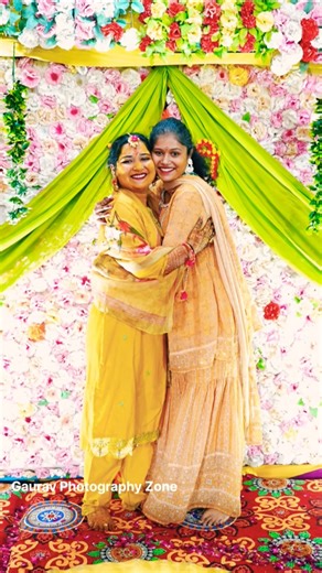 Beautiful Bride & Bride Sister #bride #wedding #song #trending #shorts #love #photography #friends