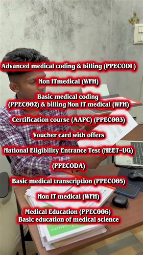 Advanced medical coding & billingBasic medical coding & billingCertification course 👩‍⚕️📖📕