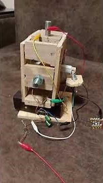 DIY stepper motor generator with magnets and electromagnets