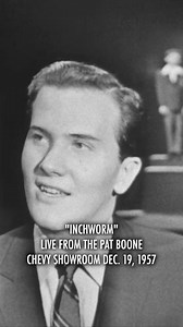 Hi friends; It's Friday, and here’s another LIVE performance from "The Pat Boone Chevy Showroom" for you! "Inchworm" has been digitally remastered, and is now available on all streaming services. Plus, you can now watch each full performance on my YouTube channel for the very first time! You can find "Inchworm" and other individual performances from "The Pat Boone Chevy Showroom" at the link in my ‘About’ section. Check back each week so you don’t miss a single one. . #patboone #50smusic #1950sm