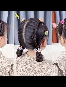 Elegant Ponytail Plate Hairstyles | Step by Step Hair Tutorial