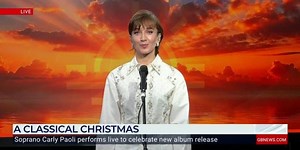 WATCH: Soprano Carly Paoli performs classical rendition of a festive tune live on GB News