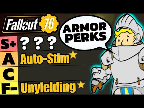 Fallout 76 Legendary Armor Effects Tier List! Best Armor Beginners Guide (Tips And Tricks 2024)