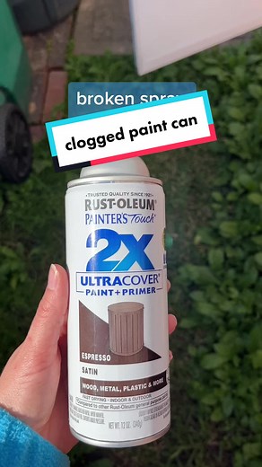 Easy Fix for Clogged Spray Paint Cans