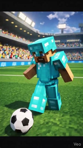 ⚽ Steve Plays Football ⚽🔥#minecraft #minecraftshorts #steve