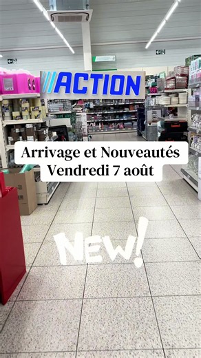 Vendredi 7 août Action#action #arrivage #nouveauté