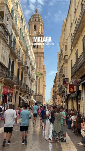 Malaga summer vibes ✨✈️🇪🇸☀️🌴#fyp #malaga #parati #perte #spain | malaga spain
