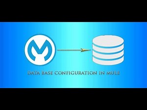 database configuration in mule 4 and retrieve the data