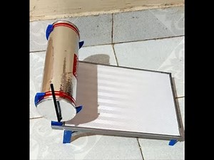 How To make Solar-Water-Heater | School Project | School Portfolio