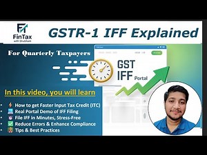 GSTR-1 (IFF) Explained | Step-by-Step Practical Demo on GST Portal (2025 Update)