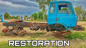 Fully Restoration Of Damaged Frame Of UD Truck #restoration #Damage #CrackFrame #frameRebuild #UDNissanTruck #chassis #RepairingProcess | Mechanical Skills