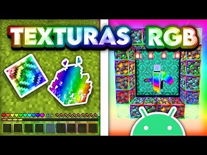 The BEST RGB TEXTURES for Minecraft PE 1.21+!! 🌈 ANIMATED ✅