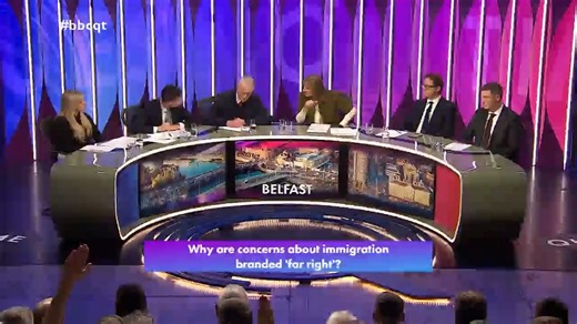 80K views · 2.5K reactions | “I do not accept that anybody that has a legitimate concern in relation to illegal & uncontrolled immigration is racist, that’s lazy politics” The DUP’s Jonathan Buckley accuses successive governments of seeking to “brand” those concerned with immigration as “racist” #bbcqt | BBC Question Time | Facebook