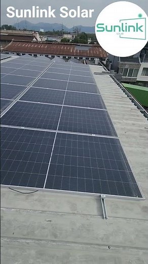 Shed roof solar panels installation @ Sunlink Solar