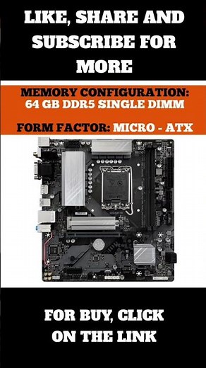 Best Gaming Motherboard | GIGABYTE B760M G AX DDR5 Micro - ATX LGA 1700 Motherboard For Desktop