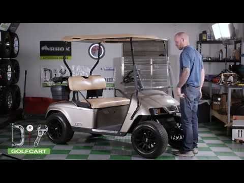 Golf Cart Windshield Installation on EZGO TXT