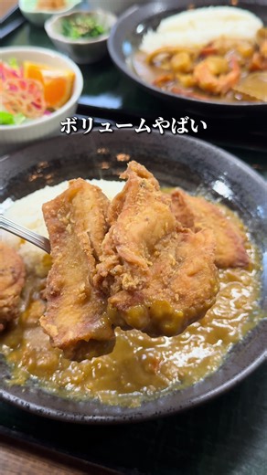 🏠店舗：猫のひと口 📍住所：香川県丸亀市柞原町146-1 ☎️電話：0877-85-7400 🪑席数：26席 ㊗️定休日：Instagram掲載 🅿️駐車場：20台 ⏰営業時間：11～15、17:30～21 ☑︎ からあげカレー1180円 ☑︎ 魚介たっぷりシーフードカレー1290円税込 #香川県 #香川グルメ #香川ランチ #