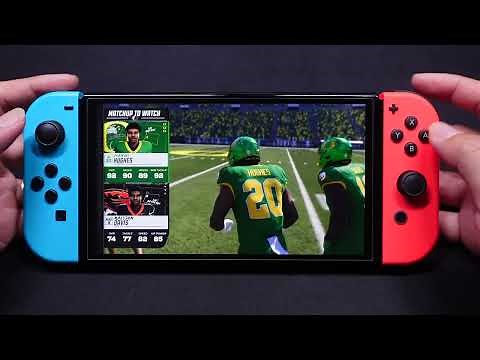 EA Sports College Football 26 Gameplay on Nintendo Switch Oled