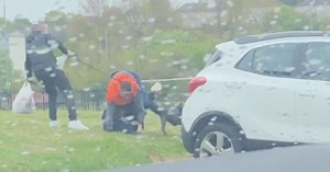 Distressing footage of Glasgow ‘stabbings’ emerges as two men seriously hurt