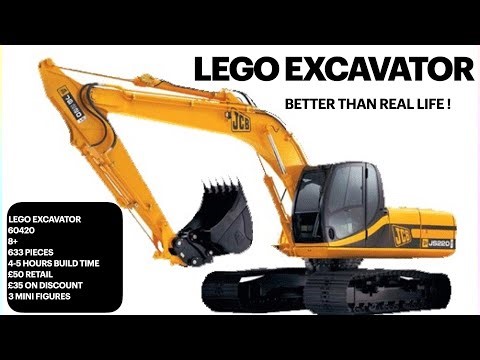 LEGO EXCAVATOR - REVIEW AND FULL SPEED BUILD