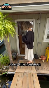 41K views · 1K reactions | Could you see yourself living in a houseboat? My Little Houseboat | Tiny Home Tours | Facebook