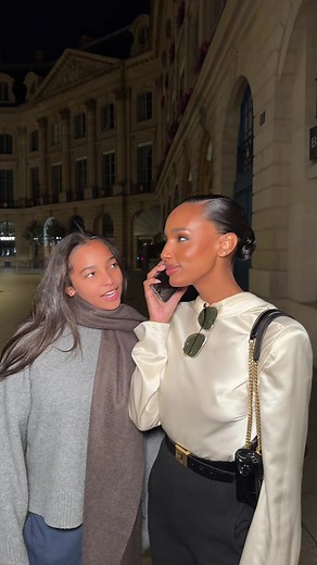 Exploring Paris with Jasmine Tookes and Her Sister