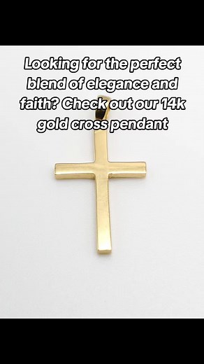 ✨ A timeless symbol of faith and elegance. ✨ Our 14k gold cross pendant is designed for those who appreciate the beauty in simplicity. Crafted from high-quality solid gold, this piece is perfect for everyday wear or as a special keepsake. Whether it's for yourself or a gift, this pendant adds a touch of elegance and meaning to any look. 💛 Tap to shop and explore more of our 14k gold jewelry! #14kGold #CrossPendant #GoldCross #FineJewelry #MeaningfulJewelry #EverydayLuxury #FaithAndStyle #RieraJ