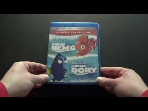 Finding Nemo 2-Movie Collection Blu-Ray+DVD Unboxing.
