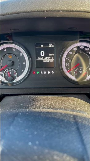 2011-2018 Dodge Ram oil life reset procedure