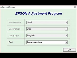 Reset Epson L605