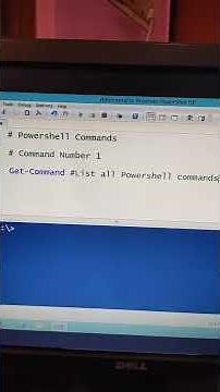 #1 Get-command | Powershell Commands | Huzefa