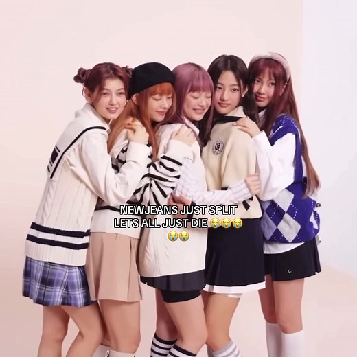 I wish hyein and haerin nothing but the best but knowing the other 3 will never go back (rightfully so) breaks my heart 😭💔 #newjeans #hyein #haerin #kpop #fyp