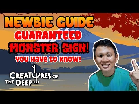 NEWBIE GUIDE FOR MONSTER HUNTER IN CREATURES OF THE DEEP FISHING #monsterhunter