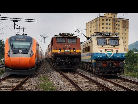 Vande Bharat Express, Superfast & MEMU | High-Speed Indian Railways Action