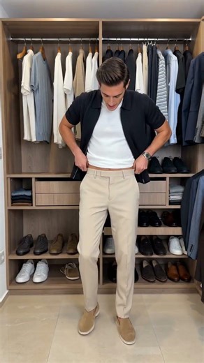 Try this business casual look?