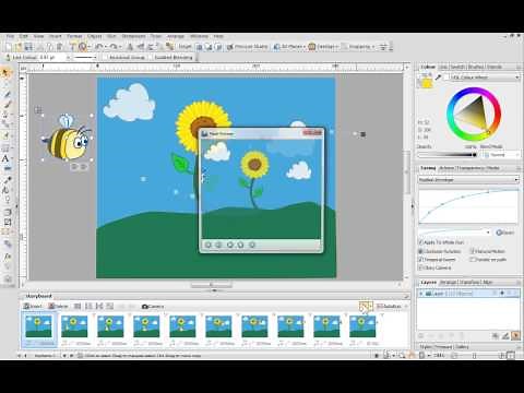 Serif DrawPlus X6/X8 Tutorial - Keyframe Animation in Action