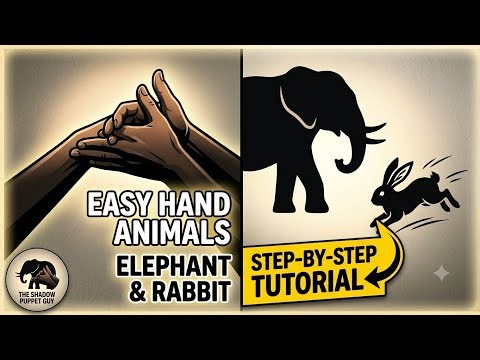 How to Make Hand Shadow Animals (Goat & Parrot,Owl)| Easy Step-by-Step Tutorial | Shadowgraphy