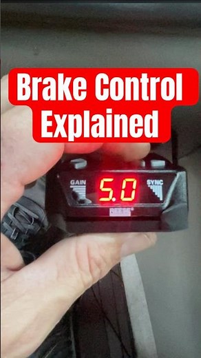 How To Use A Brake Controller. Install Video In Link