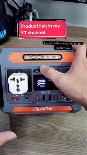 Affordable Power station 288Wh 260Watts 50Hz 🚀 Discover Portable Power! 🔋 FlashFish P66 Power Station - The Must-Have for All Your Charging Needs ⚡ Perfect for Outdoor Adventures 🌲 🔥High-capacity power station: With a capacity of 288Wh/78000mAh, the FlashFish P66 can provide long-lasting power for your devices, making it ideal for outdoor activities like camping, hiking, and off-grid living. 🔥260W pure sine wave inverter: The P66 features a 260W pure sine wave inverter, which ensures a clea