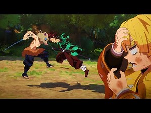 Tanjiro Knocked out Inosuke Scene - Demon Slayer Hinokami Chronicles PS5